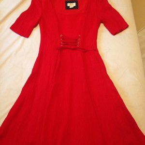 Anthropologie Red Maeve Dress - image 1